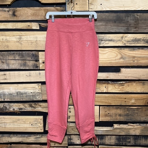 Gymshark Ruched Slim Fit Joggers Pink‎ Size Small
